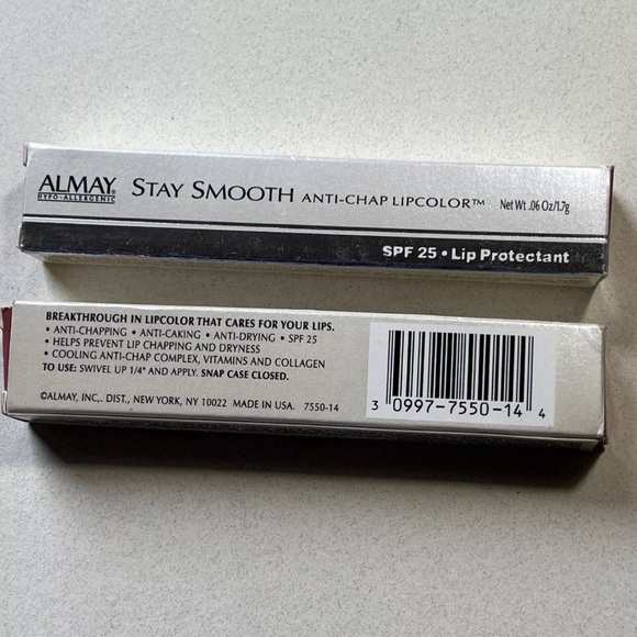 2x ALMAY Stay Smooth Anti-Chap Lipcolor with SPF 25 - Lip Protectant #BLUSHING - Picture 4 of 7